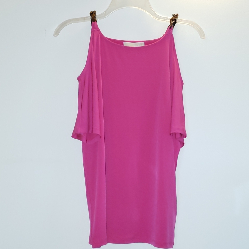 Michael Kors strappy pink top